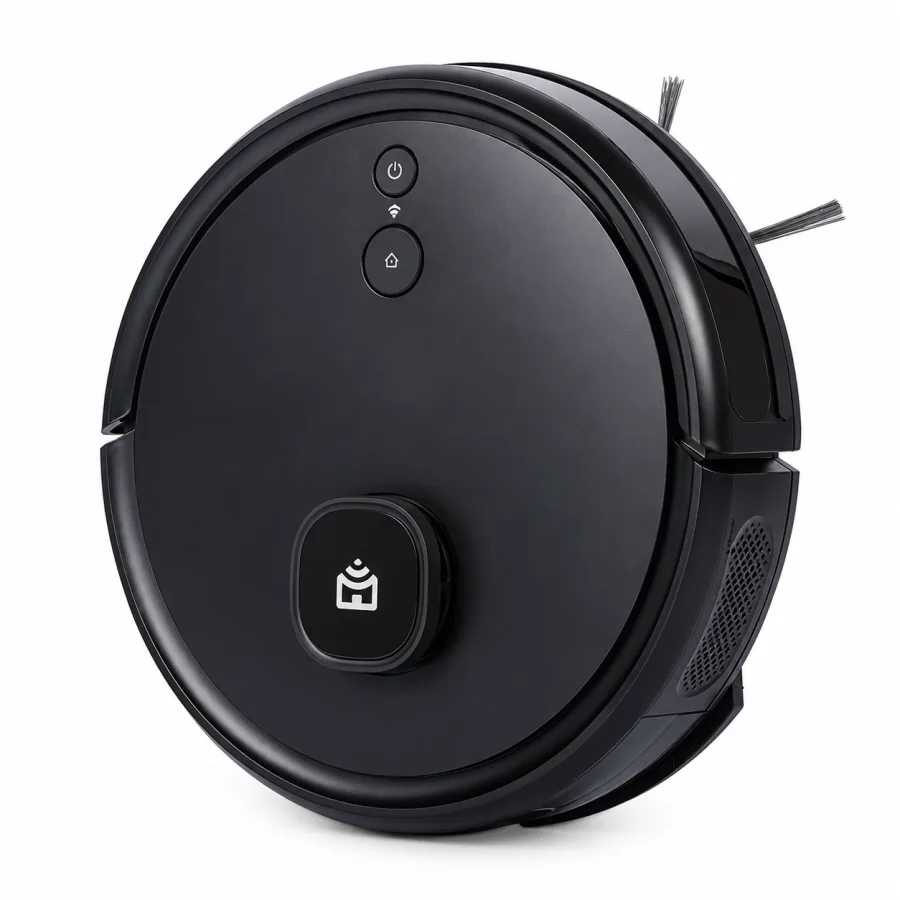 Robô Aspirador Positivo PRA800 2800Pa Mapeamento a Laser Wi-Fi App Filtro HEPA Tanque de Água 320ml Bivolt