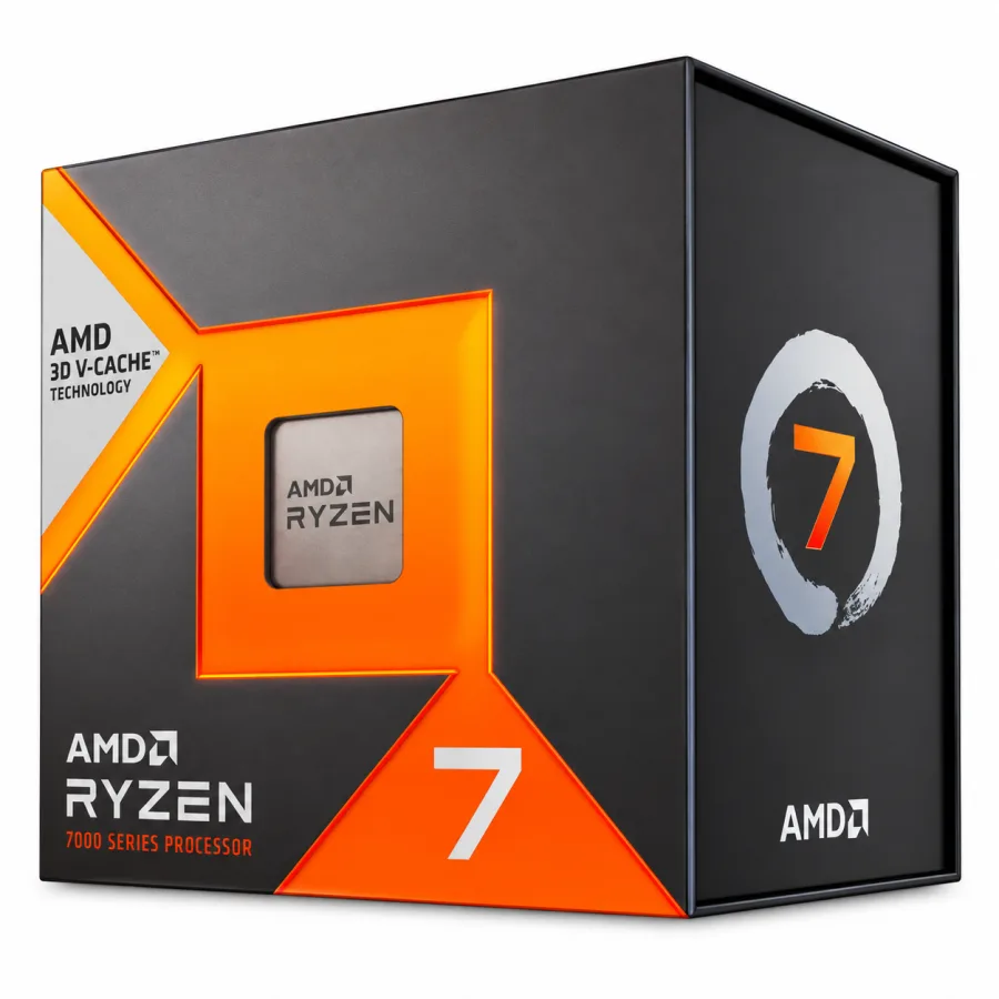 Processador AMD Ryzen 7 7800X3D 8 Núcleos 16 Threads até 5.0GHz Cache 104MB 3D V-Cache AM5 com Vídeo Integrado 100-100000910WOF