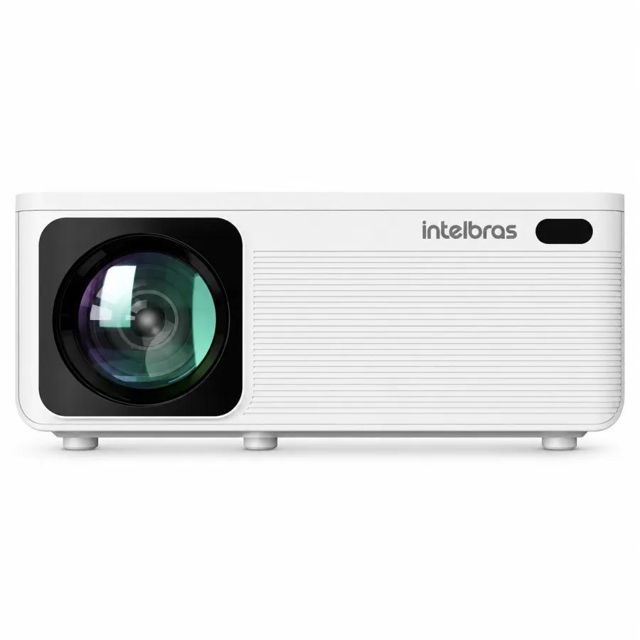Projetor Intelbras PFL5211 LCD Full HD Nativo com Wi-Fi Dual Band, Bluetooth, Miracast, 3 HDMI, até 200 Polegadas, Branco