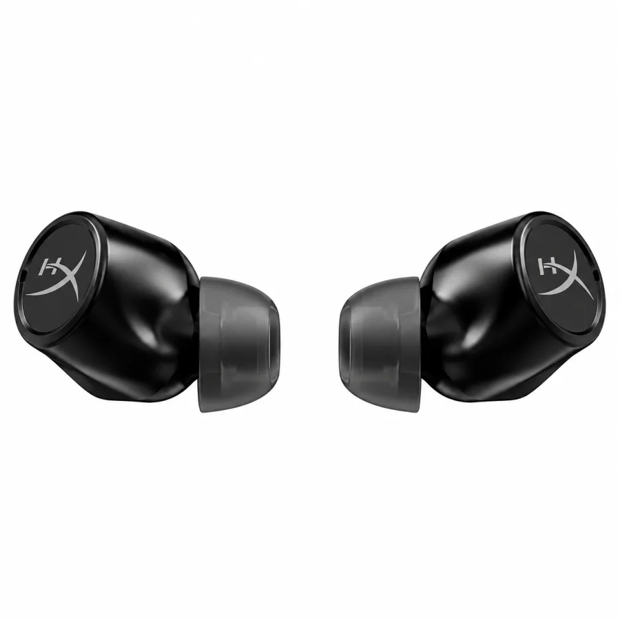 Fone de Ouvido Gamer TWS HyperX Cirro Buds Pro Bluetooth 5.2 Cancelamento de Ruído ANC Híbrido Modo Jogo IPX4 Estojo de Carga USB-C Preto 727A5AA