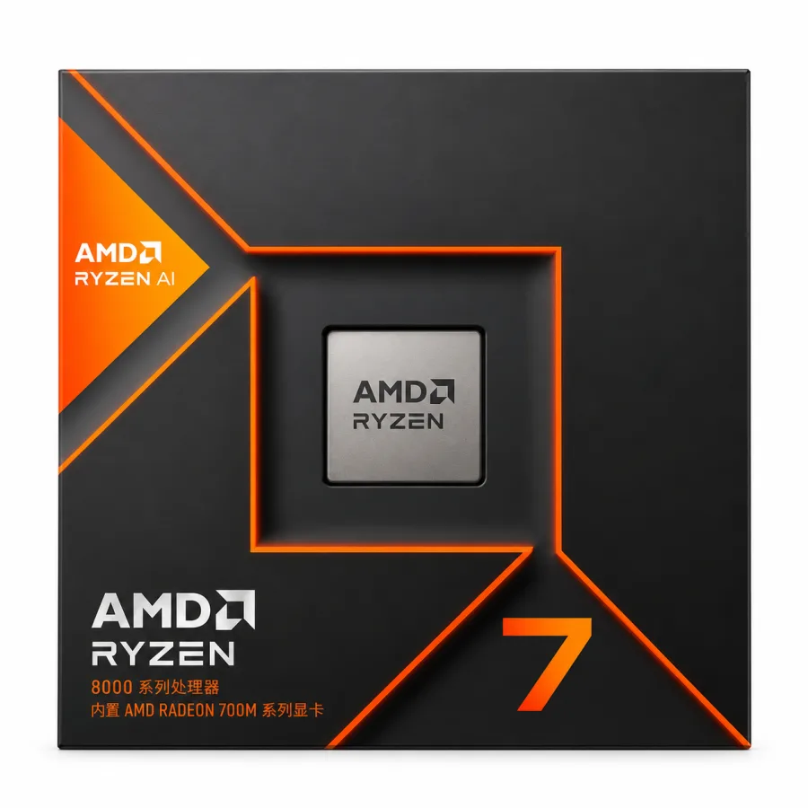 Processador AMD Ryzen 7 8700G 8 Núcleos 16 Threads até 5.1GHz Cache 24MB AM5 Radeon 780M com Cooler Wraith Spire 100-100001236SBX
