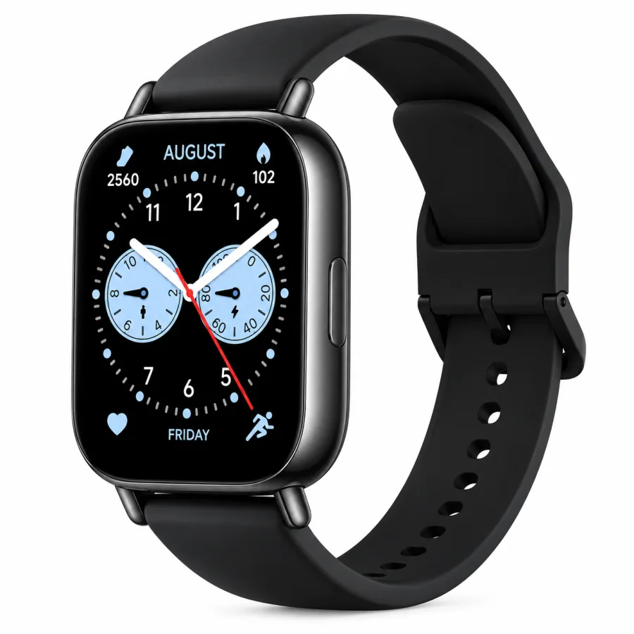 Smartwatch Xiaomi Redmi Watch 5 Lite, Tela AMOLED 1,96 Polegadas, GPS Integrado, Chamadas Bluetooth, 5 ATM, Preto - M2352W1
