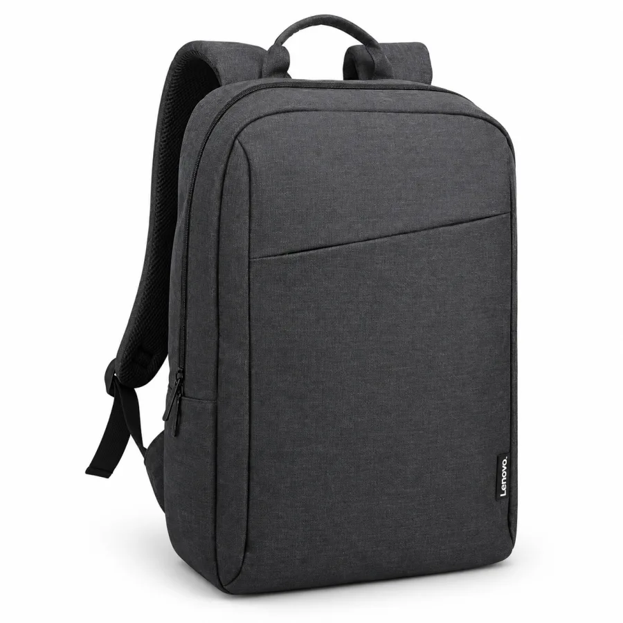Mochila Lenovo B210 Casual para Notebook de até 15,6 Polegadas em Poliéster Repelente à Água com 2 Compartimentos e Bolso Frontal Preto