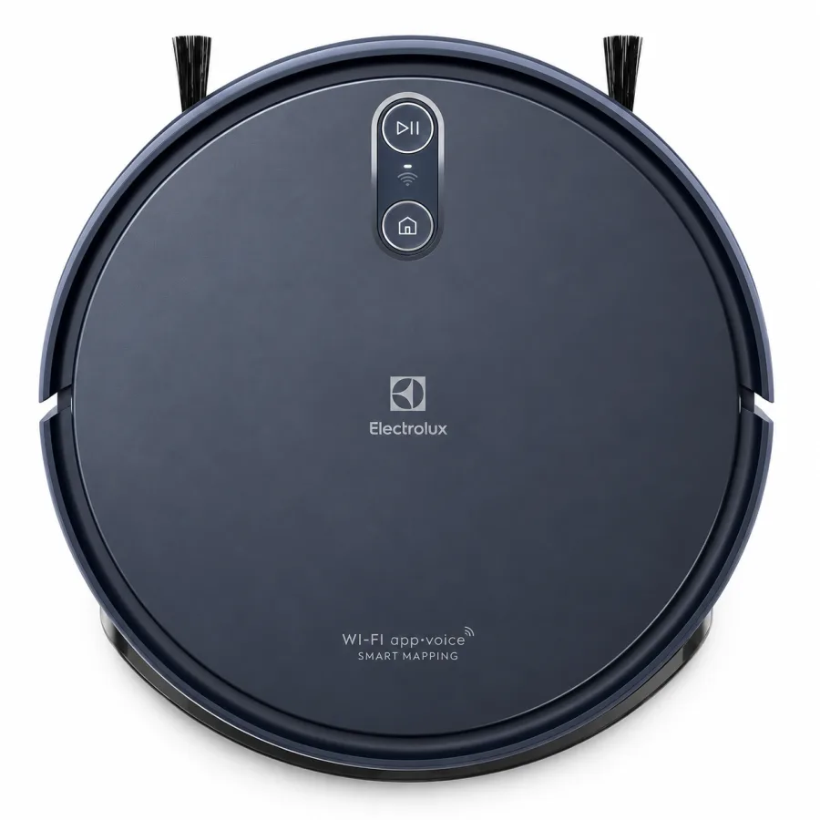 Robô Aspirador Electrolux ERB44 4 em 1 Wi-Fi Alexa Mop Úmido e Seco Filtro HEPA Base Inteligente 100W Bivolt Azul