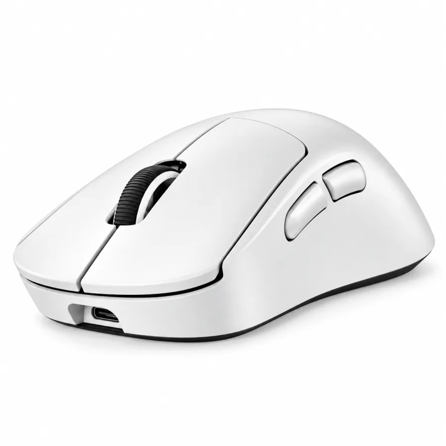 Mouse Gamer Sem Fio Logitech G Pro X Superlight 2 DEX Lightspeed Sensor HERO 2 de 44000 DPI 8 kHz 60 g Ergonômico para Destros Branco