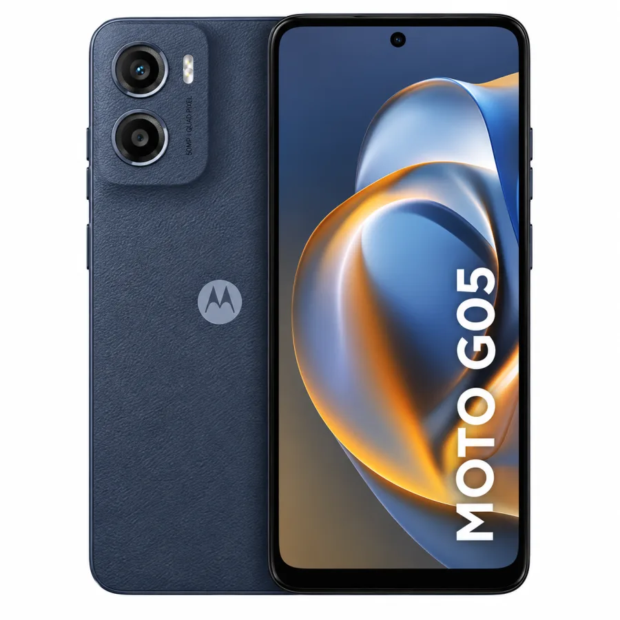Smartphone Motorola Moto G05 4G 256GB, 4GB RAM + 8GB RAM Boost, Tela 6,7" 90Hz 1000 nits, Câmera 50MP, Bateria 5200mAh, Preto