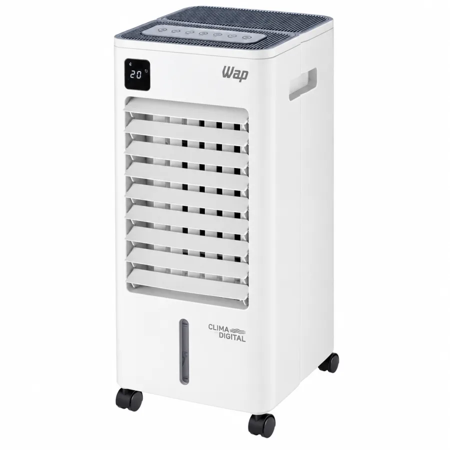 Climatizador de Ar WAP Clima Control Digital 3 em 1 8,5L Painel Touch Controle Remoto Timer 12h 100W 127V ou 220V