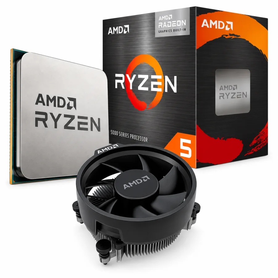 Processador AMD Ryzen 5 5600GT 6 Núcleos 12 Threads até 4.6GHz Cache 19MB AM4 Vídeo Integrado Radeon com Cooler Wraith Stealth 100-100001488BOX