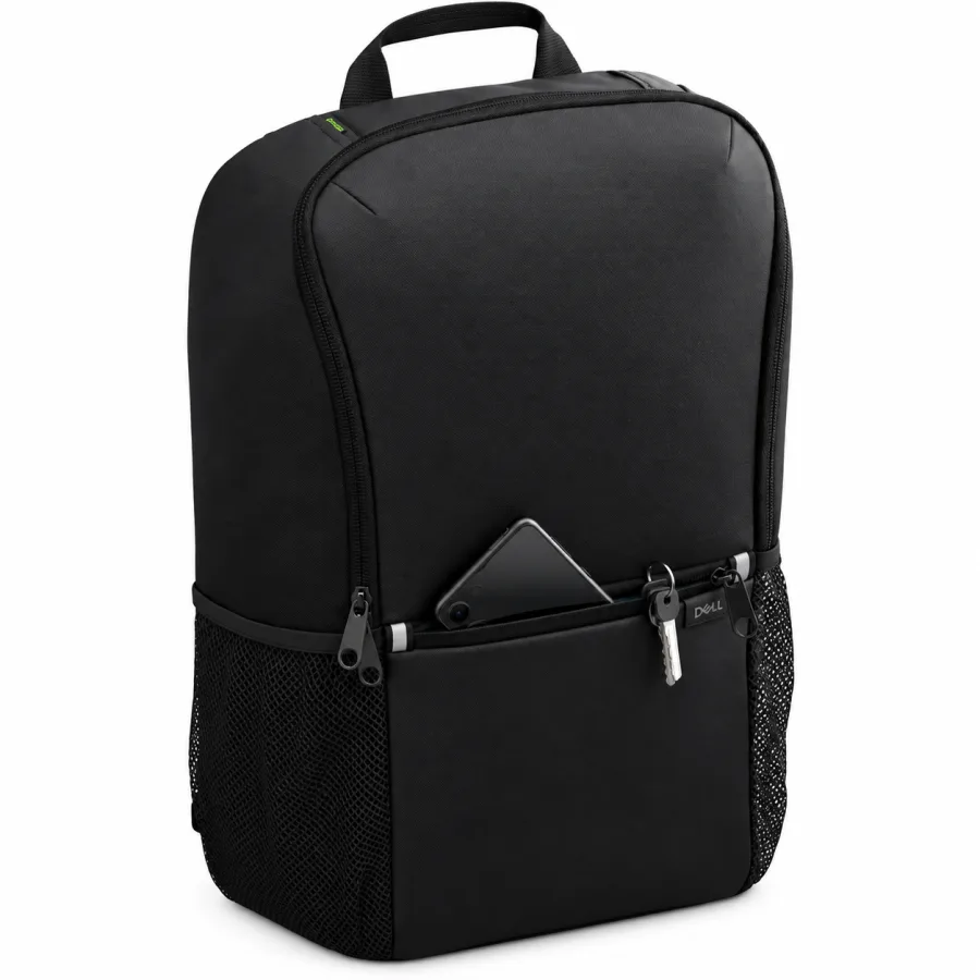 Mochila Dell EcoLoop Essential CP3724 para Notebook de 14 a 16 Polegadas 18 Litros em Poliéster 400D Reciclado Resistente à Água Preto
