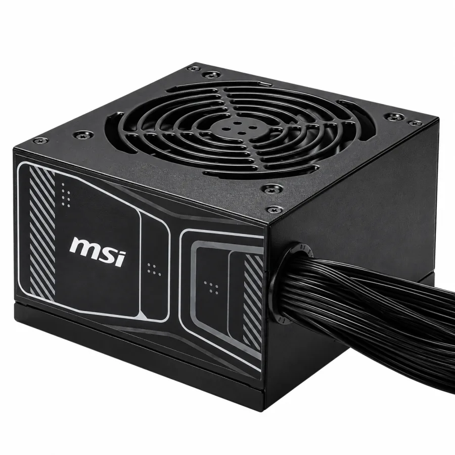 Fonte MSI MAG A850GN PCIE5 850W 80 Plus Gold PFC Ativo Bivolt ATX Não Modular Conector PCIe 5.1 Preta