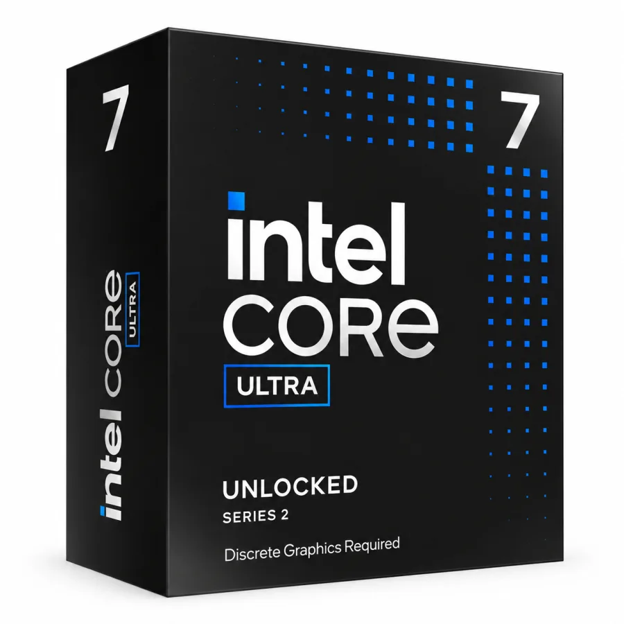 Processador Intel Core Ultra 7 265KF 20 Núcleos 20 Threads até 5.5GHz Cache 30MB LGA1851 Desbloqueado com NPU Sem Vídeo Integrado BX80768265KF