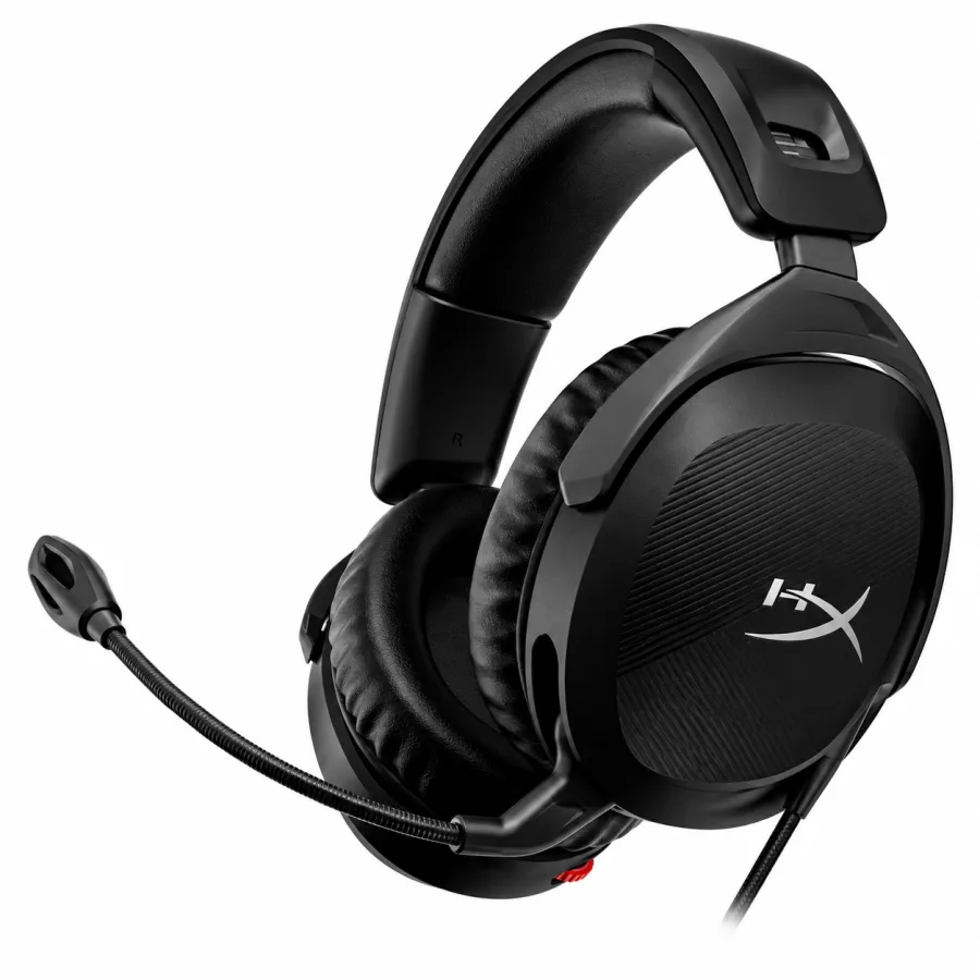 Headset Gamer HyperX Cloud Stinger 2 Drivers de 50mm P3 3,5mm Microfone Swivel to Mute Surround Virtual Espuma Viscoelástica Preto 519T1AA