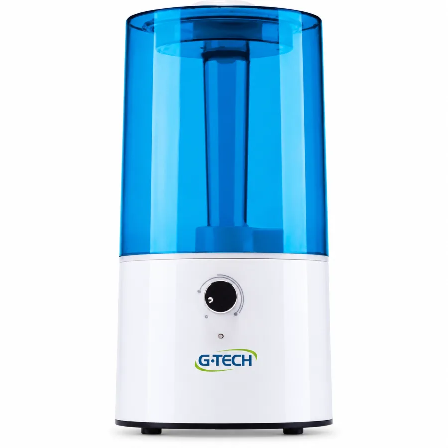 Umidificador de Ar Ultrassônico G-Tech Allergy Free HM 3L Saída Dupla Bivolt Branco e Azul