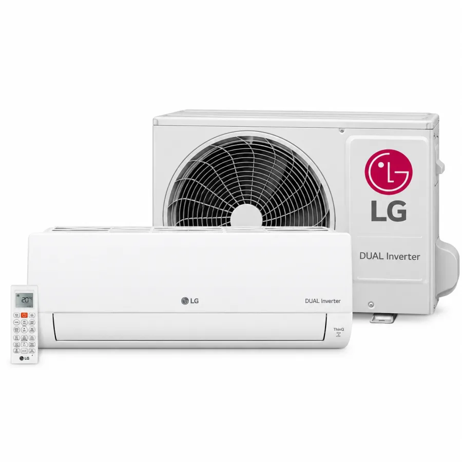 Ar-Condicionado Split LG Dual Inverter Compact com IA 9.000 BTUs Frio 220V, Wi-Fi, Gás R-32, Selo A, S3-Q09AAQAL
