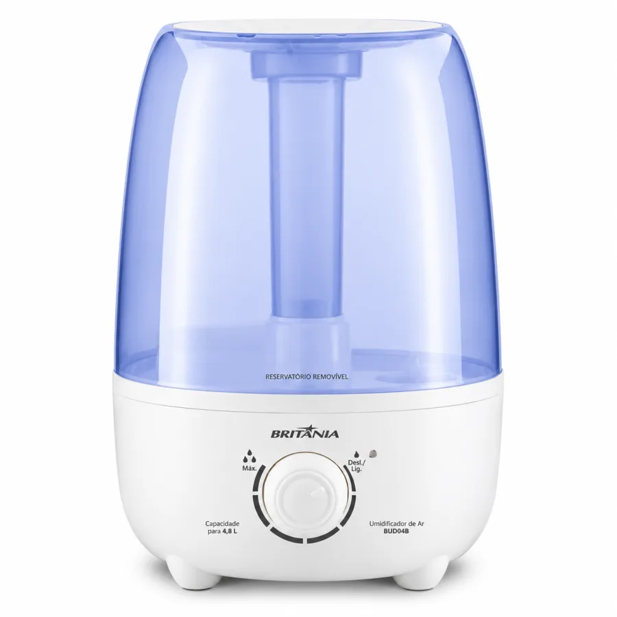 Umidificador de Ar Ultrassônico Britânia BUD04B 4,8L 25W Bivolt Branco e Azul