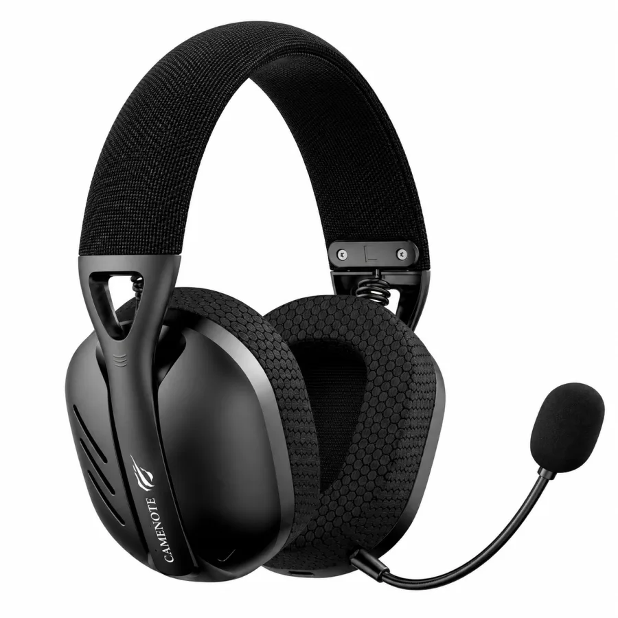 Headset Gamer Sem Fio Havit Fuxi H3 Quatro Modos 2.4GHz Bluetooth USB-C e P3 3,5mm Surround 7.1 Driver 40mm Microfone Removível 186g Preto