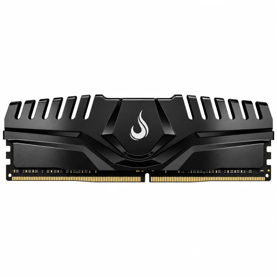 Memória RAM Rise Mode Z Series 8GB DDR4 3200MHz CL19 UDIMM 1,35V com Dissipador Preta RM-D4-8G-3200Z