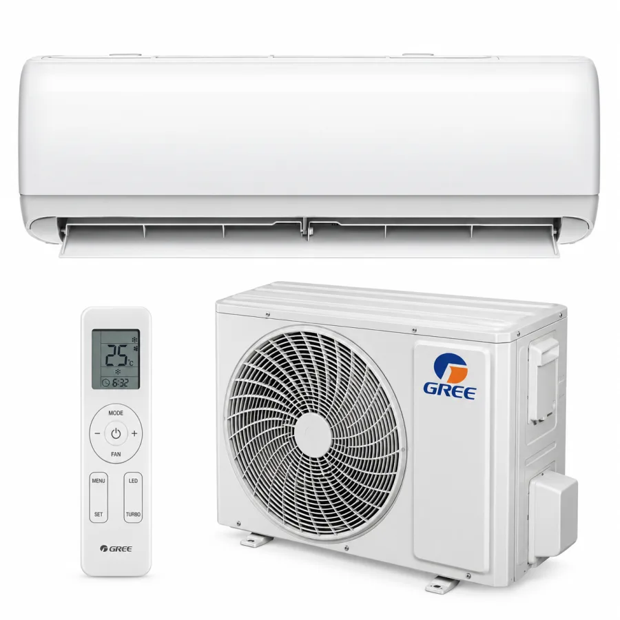 Ar-Condicionado Split Hi Wall Gree G-Side Auto Inverter 9.000 BTUs Frio 220V, Wi-Fi, Bluetooth, GoldFin, Gás R-32, GWC09ATBXB