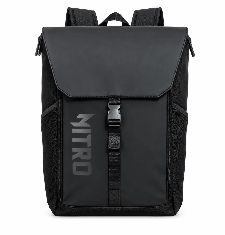 Mochila Gamer Acer Nitro NBG450 para Notebook de até 17 Polegadas 25 Litros em Poliéster com Zíperes de Metal e Costas em Malha Preto