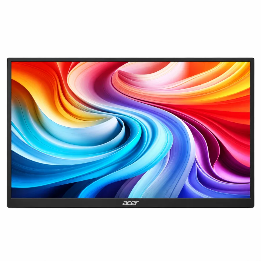 Monitor Portátil Acer 15,6 Full HD 1920x1080 IPS 60Hz 6ms USB-C e Mini HDMI com Alto-falantes PM161Q JBm