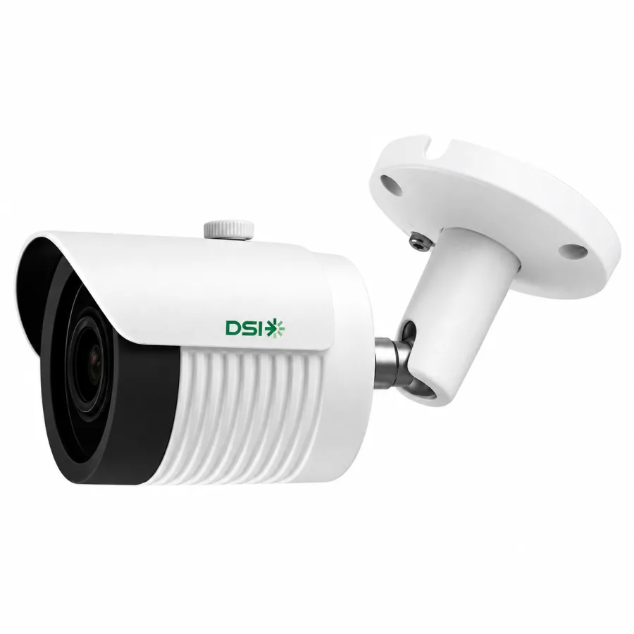 Câmera de Segurança DSI DFBH-5136IP Bullet IP 5MP Lente 3,6mm Infravermelho 40m PoE IP67 Externa Branca