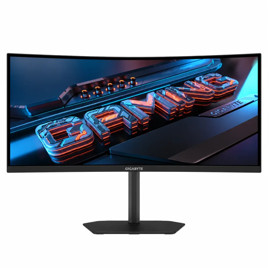 Monitor Gamer Curvo Gigabyte GS34WQCA 34" Ultrawide WQHD, 120Hz, 1ms MPRT, Painel VA 1500R, 95% DCI-P3, HDR10, Ajuste de Altura