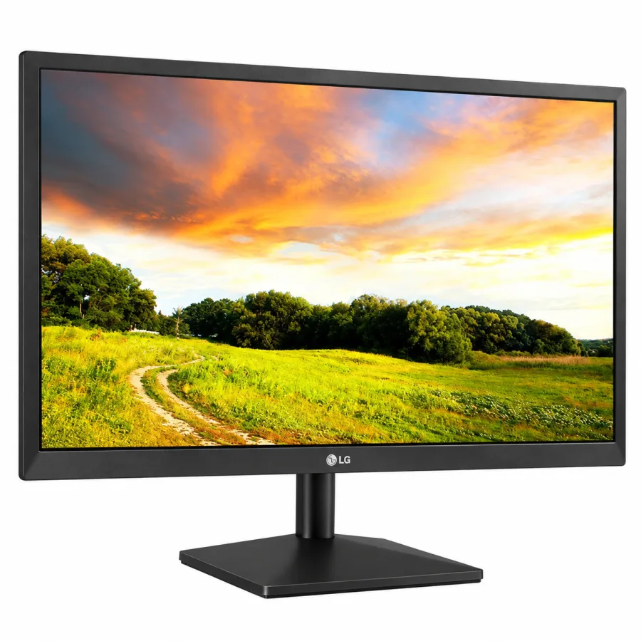 Monitor LG 20MK400H-B 19.5" HD, 60Hz, 2ms, LED, Entradas HDMI e VGA, Reader Mode, Flicker Safe, Screen Split, Preto
