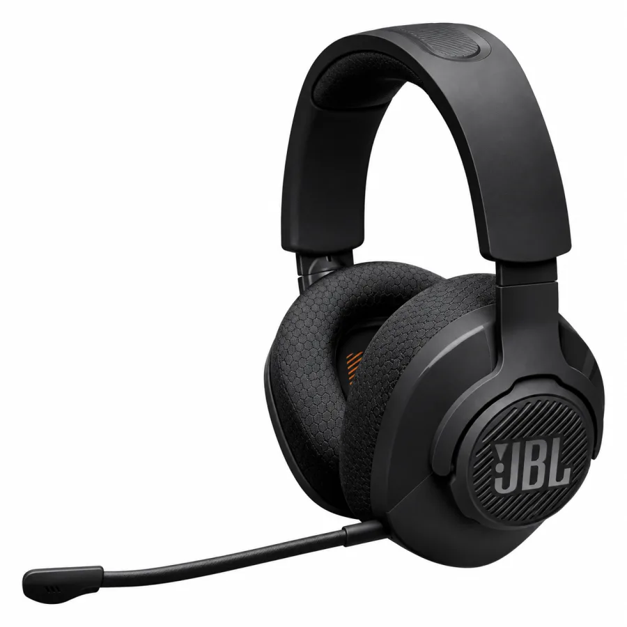 Headset Gamer Sem Fio JBL Quantum 360 Wireless 2,4GHz e Bluetooth 5.2 Drivers de 40mm QuantumSURROUND Microfone Boom Removível Preto
