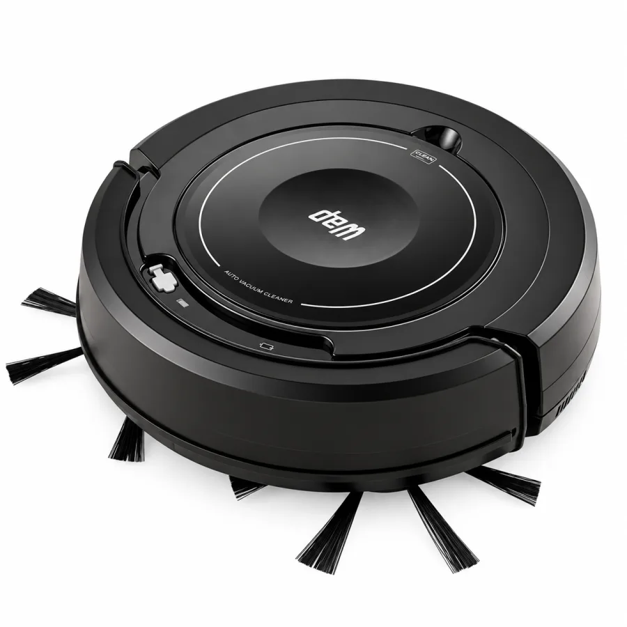 Robô Aspirador WAP Robot W100 3 em 1 Varre Aspira e Passa Pano 17W 250ml 1h40 de Autonomia Bivolt Preto