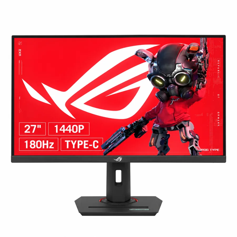 Monitor Gamer ASUS ROG Strix XG27ACS 27" QHD, 180Hz, 1ms, Fast IPS, USB-C com DisplayPort, HDR10, Ajuste de Altura e Rotação