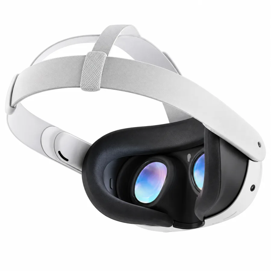 Óculos de Realidade Virtual e Mista Meta Quest 3 128 GB Snapdragon XR2 Gen 2 8 GB de RAM Lentes Pancake 4K+ e Controles Touch Plus Branco