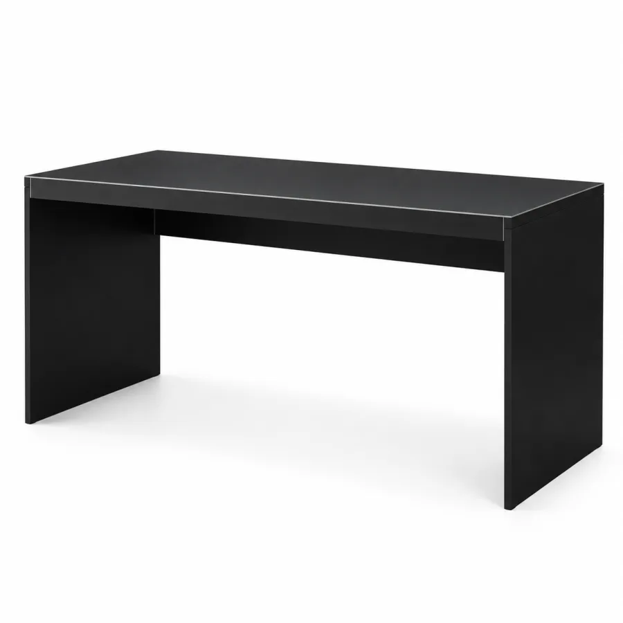 Mesa gamer Battlestation Onix TX preta de 150 cm