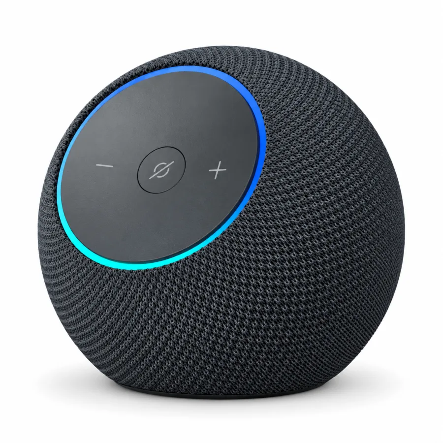 Echo Dot Max Amazon Smart Speaker com Alexa, Woofer de 2,5 Polegadas, Hub Zigbee Matter e Thread e Wi-Fi 6E, Grafite