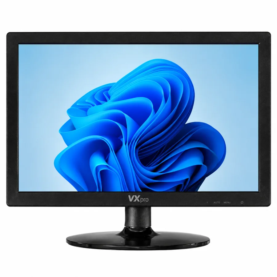 Monitor VX Pro VX154X 15.4" LED, Resolução 1280x800, 75Hz, 5ms, Entradas HDMI e VGA, Compacto, Bivolt, Preto
