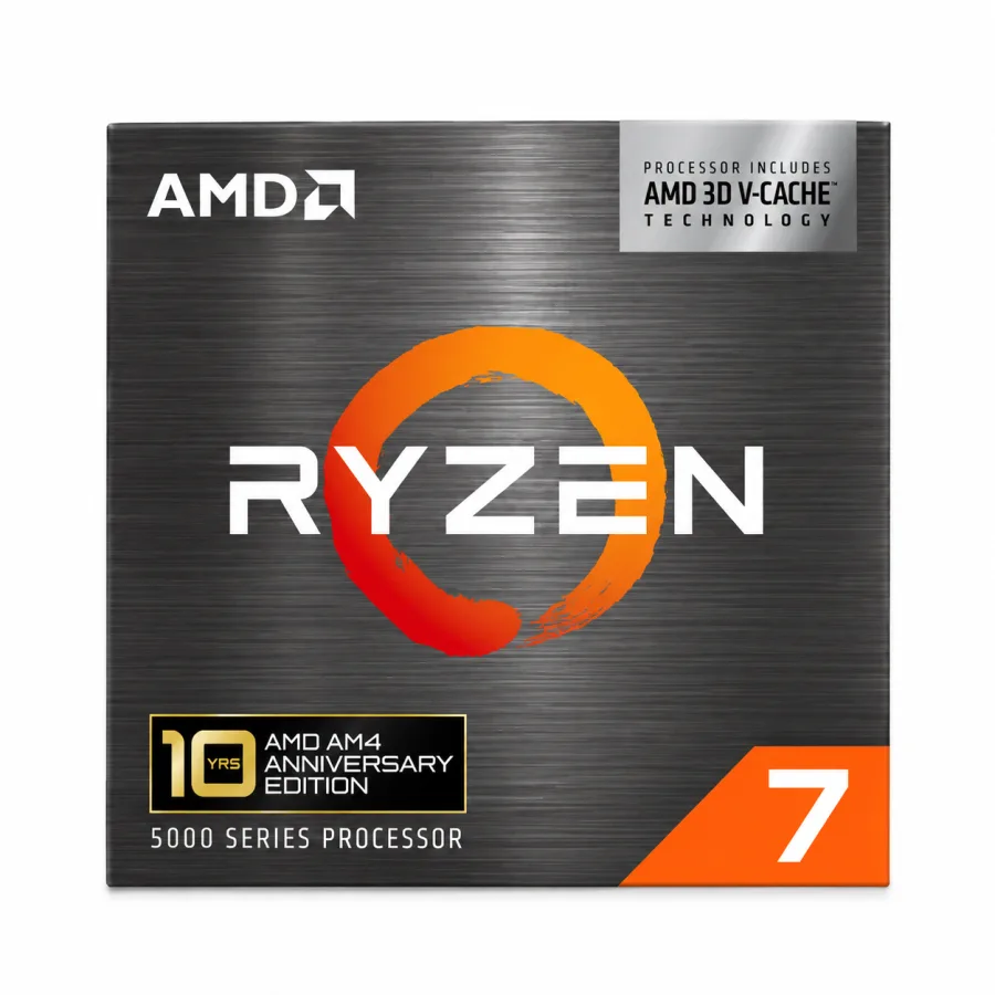 Processador AMD Ryzen 7 5800X3D 8 Núcleos 16 Threads até 4.5GHz Cache 100MB 3D V-Cache AM4 Sem Vídeo Integrado 100-100000651WOF