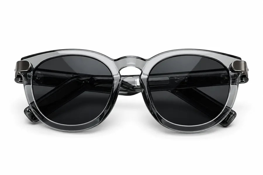 Óculos com Áudio JBL Soundgear Frames Round Bluetooth 5.2 Drivers de 25 x 9 mm 8 h de Autonomia Resistência IP54 e Lentes Substituíveis Onix