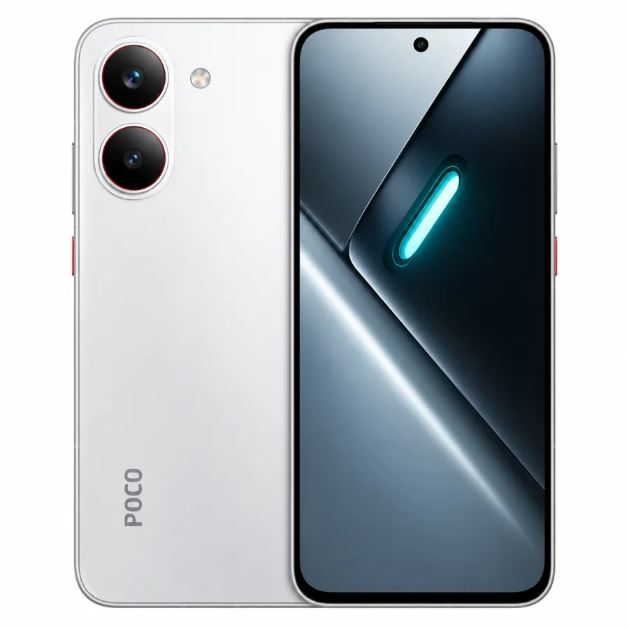Smartphone Xiaomi Poco X8 Pro 5G 512GB, 8GB RAM, Tela 6,59" AMOLED 120Hz, Câmera 50MP Sony, Bateria 6500mAh 100W, IP68, Branco - Versão Global