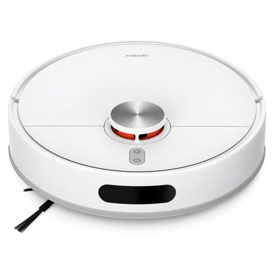 Robô Aspirador Xiaomi Robot Vacuum S40C 5000Pa Navegação a Laser LDS Wi-Fi Alexa Pó 520ml Água 260ml Branco