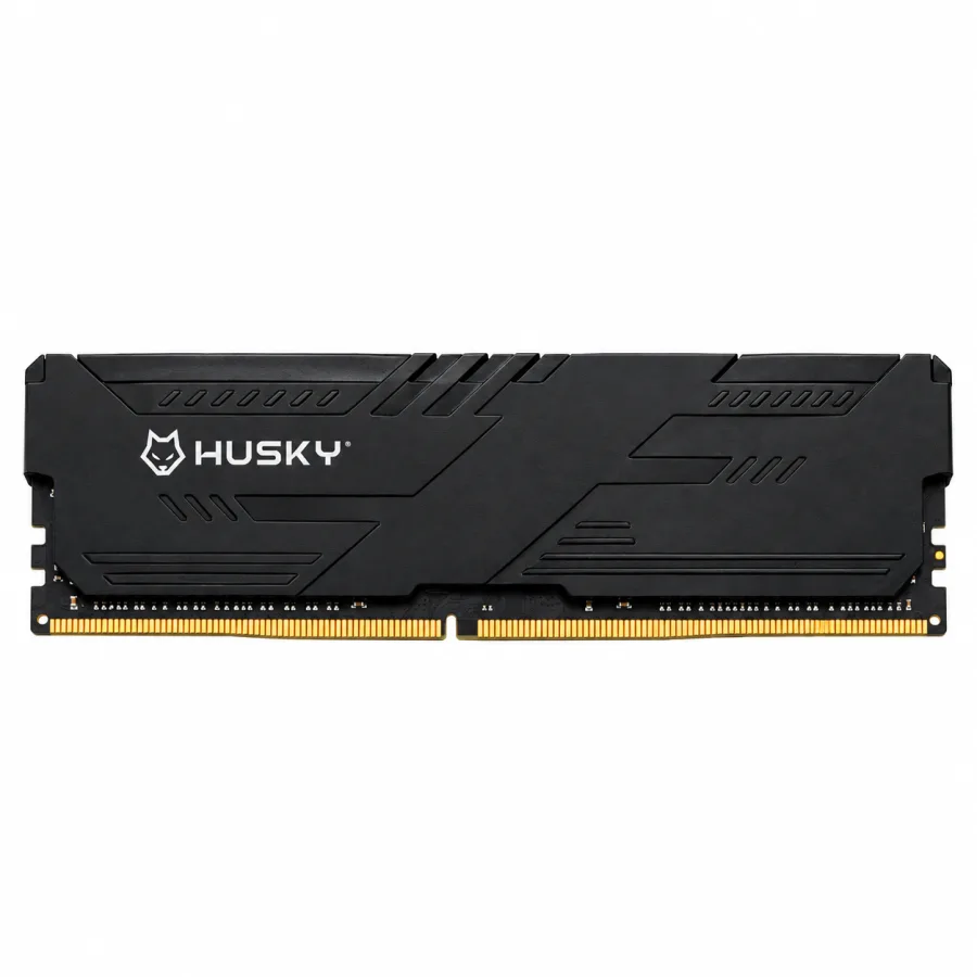 Memória RAM Husky Impulse 8GB DDR4 3200MHz CL22 UDIMM 1,2V Padrão JEDEC Preta HRM001083222PT